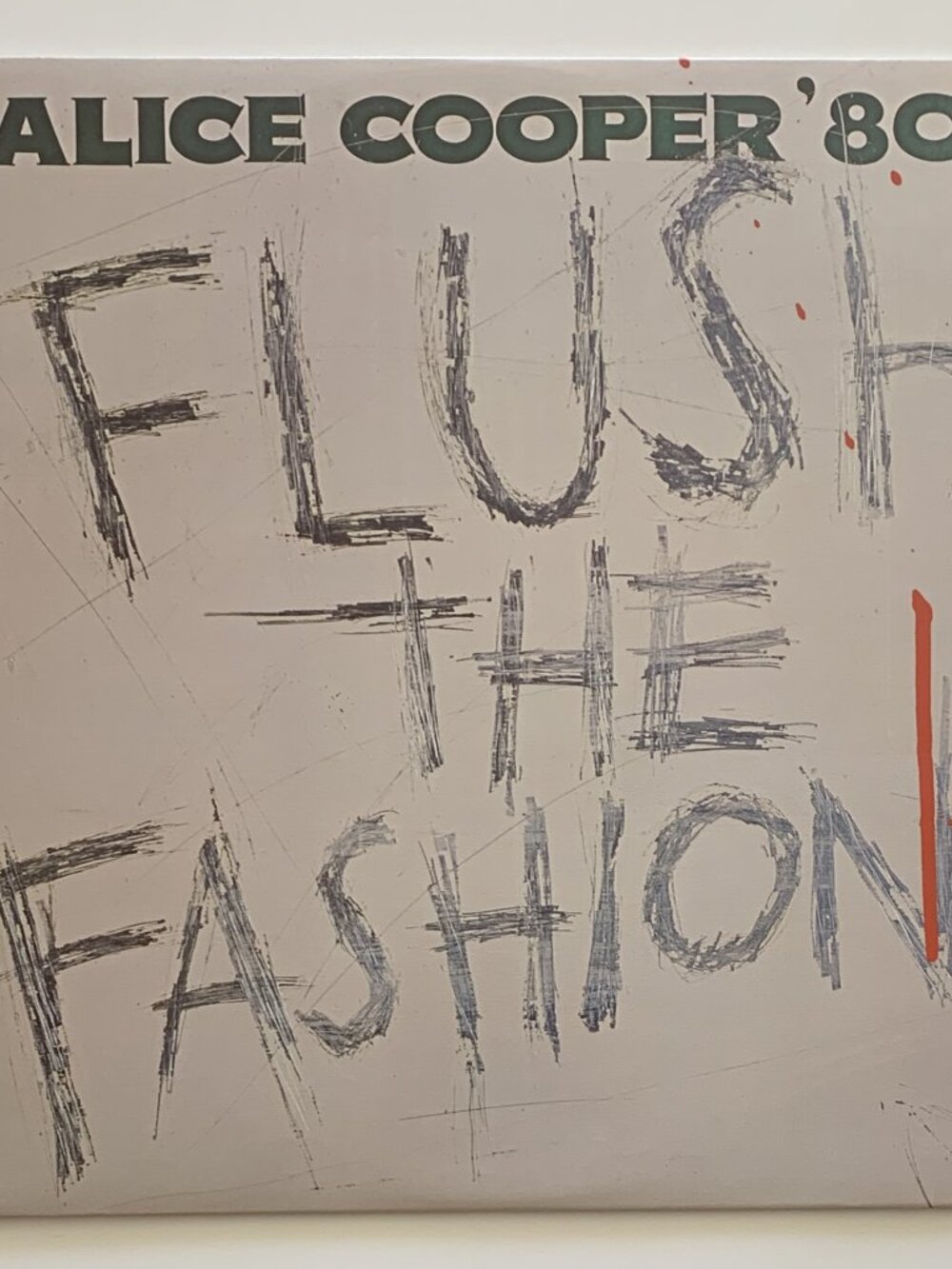Alice Cooper: Flush The Fashion - 1980 Original Vinyl LP - Lyrics Inner